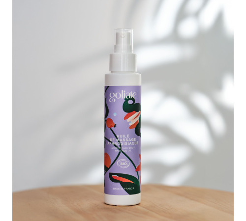 Масажна олія Goliate Huile De Massage Aphrodisiaque 100 мл, органічна, зігрівальний ефект
