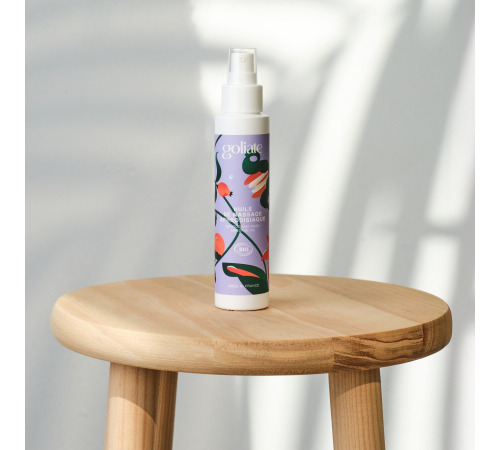 Масажна олія Goliate Huile De Massage Aphrodisiaque 100 мл, органічна, зігрівальний ефект