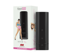 Мастурбатор Kiiroo Onyx+ Romi Rain, 10 кілець, що стискають, не треба рухати, теледильдоніка