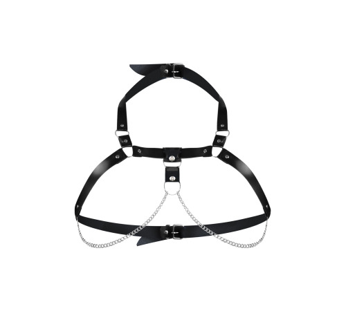 Женская портупея из натуральной кожи Art of Sex - Virginia, цвет Черный, размер L-2XL