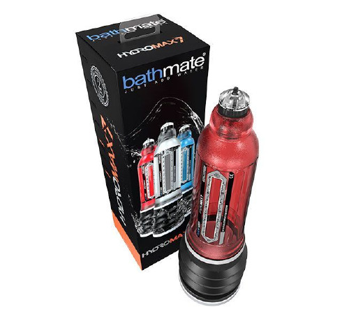 Гидропомпа Bathmate Hydromax 7 Red (X30), для члена длиной от 12,5 до 18см, диаметр до 5см