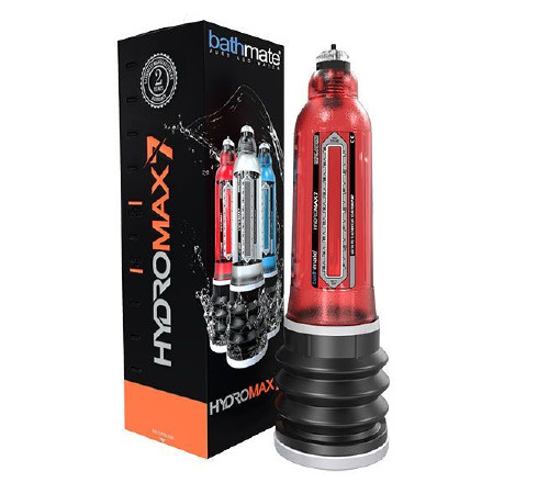 Гидропомпа Bathmate Hydromax 7 Red (X30), для члена длиной от 12,5 до 18см, диаметр до 5см