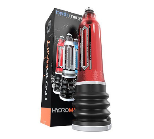Гидропомпа Bathmate Hydromax 7 Red (X30), для члена длиной от 12,5 до 18см, диаметр до 5см