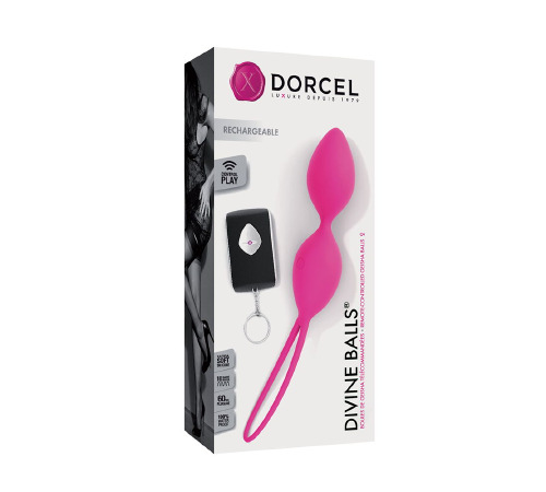 Вагинальные шарики Dorcel Divine Balls, диаметр 3,5см, вес 91гр