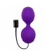 Вагинальные шарики с вибрацией Adrien Lastic Kegel Vibe Purple, диаметр 3,7см
