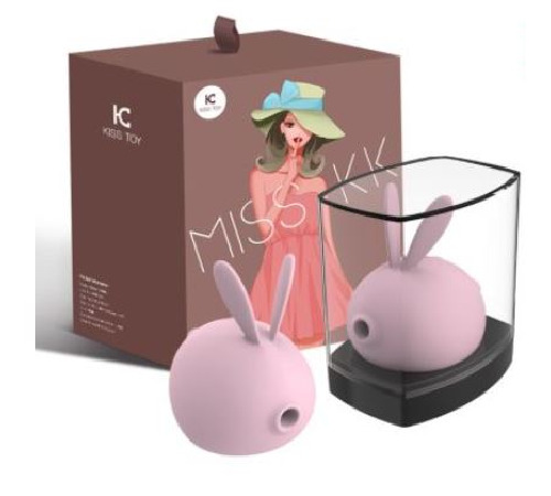 Вакуумний стимулятор з вібрацією KISTOY Miss KK Pink