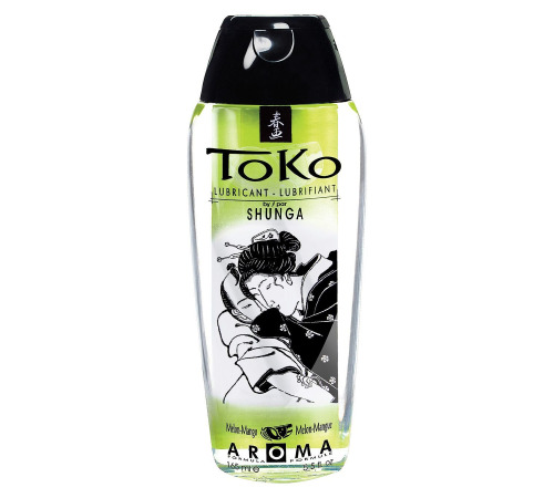 Лубрикант на водной основе Shunga Toko AROMA - Melon Mango (165 мл), не содержит сахара