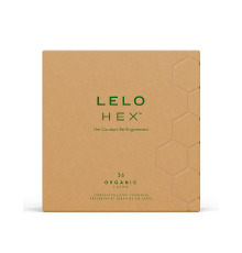 Презервативы LELO HEX Condoms Organic 36 Pack, тонкие и суперпрочные