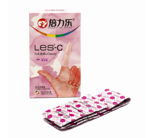 Презерватив на палець, мастило на гіалуроновій основі (8 шт.)