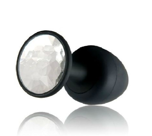 Анальна пробка Dorcel Geisha Plug Diamond L з кулькою всередині, створює вібрації, макс. діаметр 4