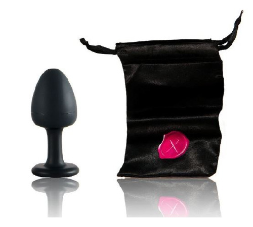 Анальна пробка Dorcel Geisha Plug Diamond L з кулькою всередині, створює вібрації, макс. діаметр 4