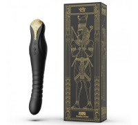 Вібромасажер з фрикціями та керуванням зі смартфона ZALO KING, Obsidian Black