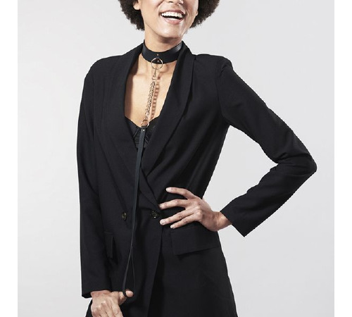 Чокер Bijoux Indiscrets MAZE - Wide Chocker Black