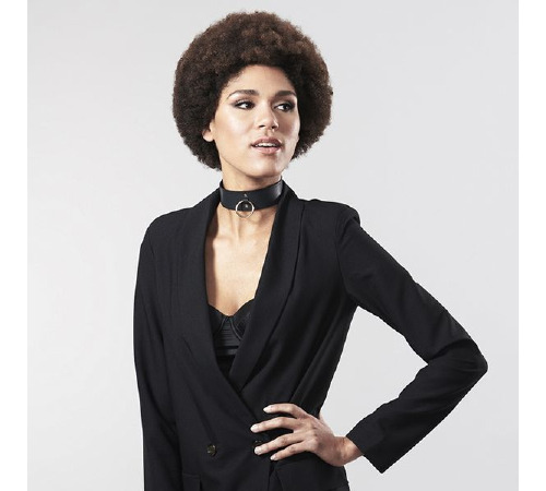Чокер Bijoux Indiscrets MAZE - Wide Chocker Black