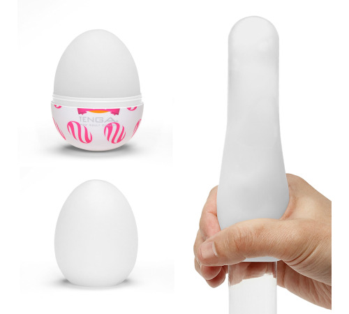 Мастурбатор-яйцо Tenga Egg Curl с рельефом из шишечек