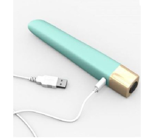 Мощный минивибратор Love To Love Delight Me Menthe с мягким кончиком, 16 режимов работы