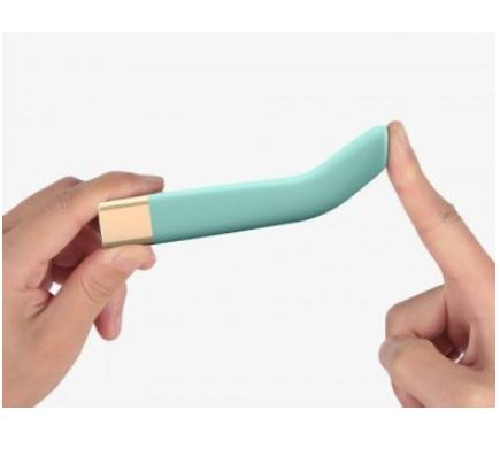 Мощный минивибратор Love To Love Delight Me Menthe с мягким кончиком, 16 режимов работы