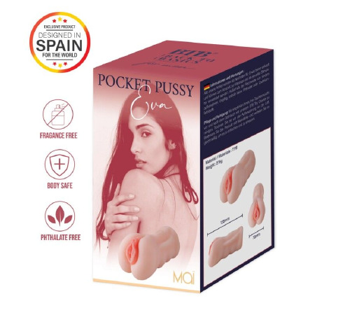 Мастурбатор-вагина MAI Pocket Pussy Eva Flesh