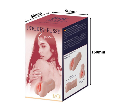 Мастурбатор-вагина MAI Pocket Pussy Eva Flesh