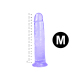 Гелевый реалистичный фаллоимитато Denis размер M, Длина 17,5 см, Диаметр 3,4 см, Сиреневый