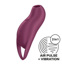 Вакуумный клиторальный стимулятор с вибрацией Satisfyer Pocket Pro 1 Purple