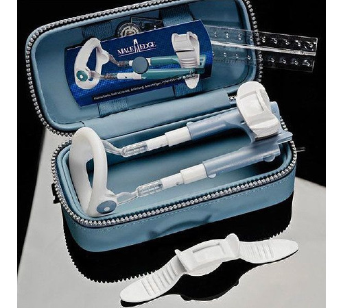 Екстендер для збільшення члена Male Edge Basic, ремінцевий, маса всього 65 г, міцний пластик