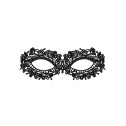 Кружевная маска Obsessive A710 mask, единый размер, черная