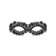 Кружевная маска Obsessive A710 mask, единый размер, черная