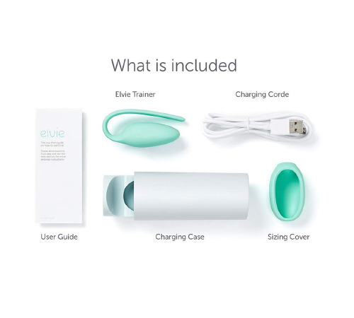 Премиум тренажер Кегеля Elvie Exercise Tracker, индукционная зарядка, PRO-приложение, без вибрации