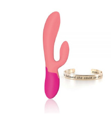 Вібратор RIANNE S ESSENTIALS - XENA RABBIT VIBRATOR CORAL&FRENCH