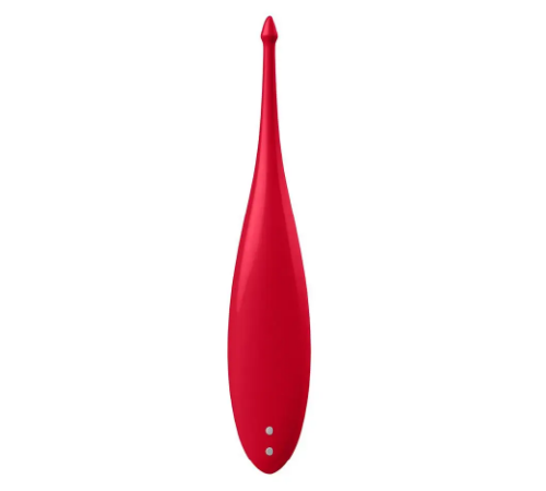 Вібратор для цілеспрямованої стимуляції Satisfyer Twirling Fun POPPY RED