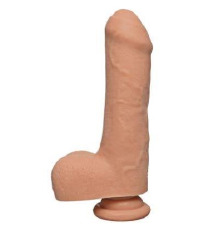 Фаллоимитатор Doc Johnson The D - Uncut D - 7 Inch With Balls ULTRASKYN, диаметр 4,5см, необрезанный
