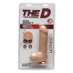 Фалоімітатор Doc Johnson The D - Uncut D - 7 Inch With Balls ULTRASKYN, діаметр 4,5 см, необрізаний