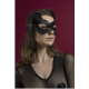 Маска кішечки Feral Feelings - Kitten Mask, натуральна шкіра, чорна