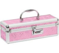 Кейс для зберігання секс-іграшок BMS Factory - The Toy Chest Lokable Vibrator Case Pink з кодовим замком