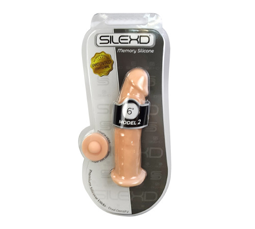 Фалоімітатор SilexD Robby Flesh (MODEL 2 size 6in), двошаровий, силікон + Silexpan, діаметр 3,5см