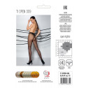 Колготки с открытым доступом Passion TIOPEN 009 black 5 (20 den), имитация ботфорт