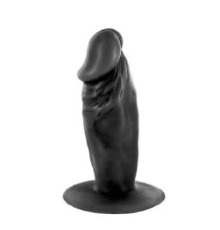 Фаллоимитатор Real Body - Real Tim Black, TPE, диаметр 3,4см