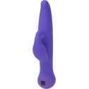 Вибратор-кролик Touch by SWAN - Trio Purple, сенсорное управление, ротация, диаметр 3,8 см