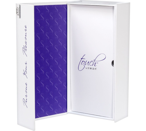 Вибратор-кролик Touch by SWAN - Trio Purple, сенсорное управление, ротация, диаметр 3,8 см