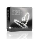 Уретральна вставка з кільцем Sinner Gear Unbendable - Sperm Stopper Solid, діаметр кільця 3,2см