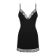Сорочка и трусики Obsessive Bella Rou chemise & thong XL/2XL