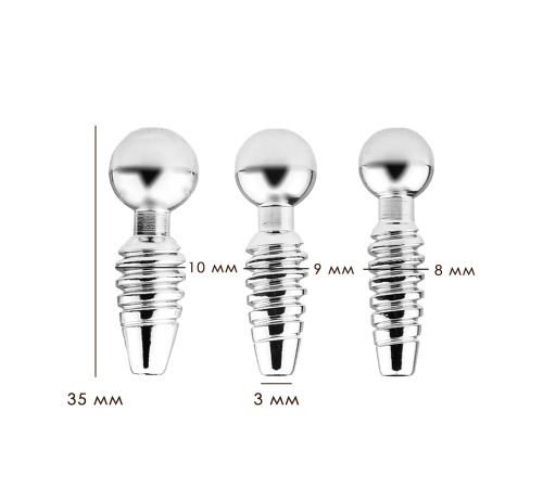 Стимулятор уретри 10 мм, метал