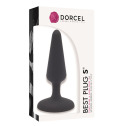 Анальна пробка Dorcel Best Plug S м'який soft-touch силікон, макс. діаметр 3,1см