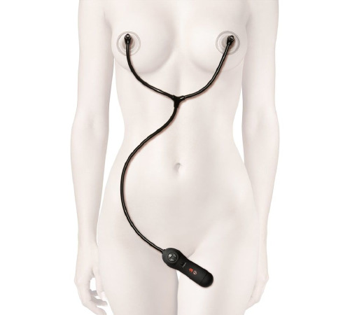 Автоматическая помпа для сосков с вибрацией Doc Johnson Kink - Swell - Auto Nipple Sucker Cups