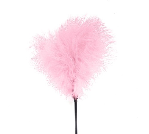 Щекоталка розовая Art of Sex - Feather Tickler, перо молодого индюка