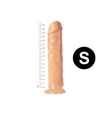 Гелевый реалистичный фаллоимитато Denis размер S, Длина 16,5 см, Диаметр 3,4 см, Телесный