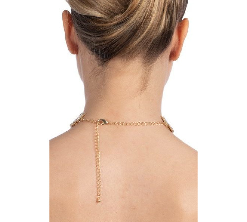 Колье со стразами Bijoux Pour Toi - Emma Gold