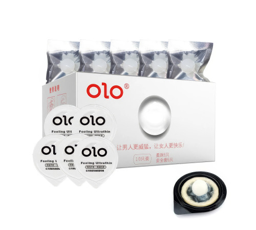 Ультратонкий презерватив OLO с шариком (5шт.)
