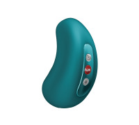 Вакуумний стимулятор з вібрацією Fun Factory Cherie Bottle Green, 11 + 12 режимів роботи, перезаряджуваний